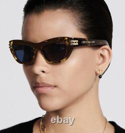 SOLDE ! NOUVELLES lunettes de soleil papillon à effet écaille de tortue Christian Dior Dior C B2U