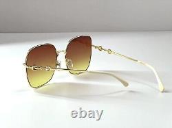 SOLDE ! Nouvelles lunettes de soleil Gucci GG0879S 004 pour femmes, carrées et surdimensionnées.