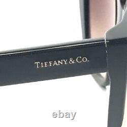 Tiffany & Co. Lunettes De Soleil Tf 4148 8001/3b Cadres Pour Les Yeux De Chat En Or Noir Avec Verres Bruns