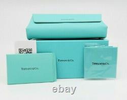 Tiffany & Co. Tf3064 6001/9s Cat Eye Silver Blue Gradient Lunettes De Soleil 61mm Withbox