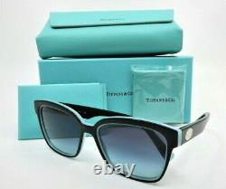 Tiffany & Co. Tf4162 8055/9s Noir Et Blue Gradient Nouvelles Lunettes De Soleil Avec Boîte 56mm