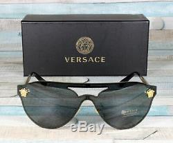 Versace Ve2161-100287 L'or Gris 42 MM Lunettes De Soleil Femme