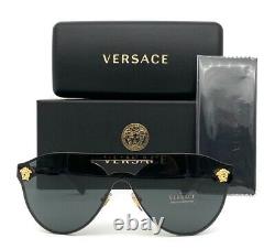Versace Ve2161 100287 Lunettes De Soleil Or / Gris 42mm
