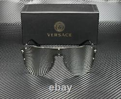 Versace Ve2180 10006g Silver Light Grey Mirror Silver 44 MM Lunettes De Soleil Pour Femmes