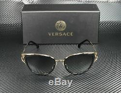 Versace Ve2203 143811 Or Noir Gris Dégradé 53 MM Lunettes De Soleil Femme