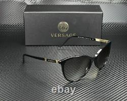 Versace Ve4260 Gb1 11 Lunettes De Soleil Noires Gris Gradient 58 MM Femmes