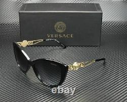 Versace Ve4295 Gb1 T3 Noir Gris Polarisé Gradient 57 MM Lunettes De Soleil Pour Femmes