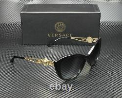 Versace Ve4295 Gb1 T3 Noir Polarized Grey Gradient 57 MM Lunettes De Soleil Pour Femmes