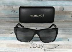 Versace Ve4296-gb1 / 81 Noir Gris Polarisants 59 MM Lunettes De Soleil Pour Hommes