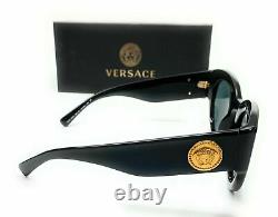 Versace Ve4353 Gb1 87 Lunettes De Soleil Pour Femmes En Or Noir 51-26