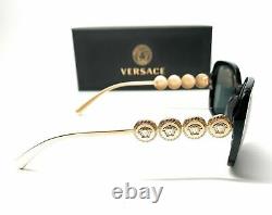 Versace Ve4375 Gb1 87 Lunettes De Soleil Femme À Lentilles Gris Noir 53mm