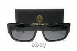 Versace Ve4385 Gb1 81 Lunettes De Soleil Pour Homme Polarisé Noir 56 MM