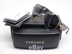 Versace Ve 2150q 1002/87 Or Avecgrey Lunettes De Soleil