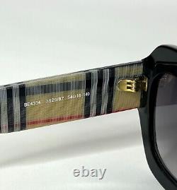 Vtg Sanglasses Burberry Woman Square Acetate Cadre 54-140mm Italie Nouveau
